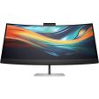 HP 740pm Series 7 Pro 5K Curved Conferencing Monitor - 39.7  5120x2160 WUHD 300-nit 60Hz AG, Curved, IPS, 2x USB-C(100W) HDMI DisplayPort, 4x USB-A, speakers, 13MP webcam, RJ-45 LAN, height adjustable tilt swivel, 3 years (replaces Z40c G3) Hot on Sale