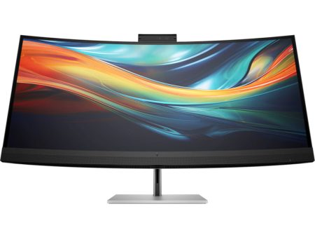 HP 740pm Series 7 Pro 5K Curved Conferencing Monitor - 39.7  5120x2160 WUHD 300-nit 60Hz AG, Curved, IPS, 2x USB-C(100W) HDMI DisplayPort, 4x USB-A, speakers, 13MP webcam, RJ-45 LAN, height adjustable tilt swivel, 3 years (replaces Z40c G3) Hot on Sale