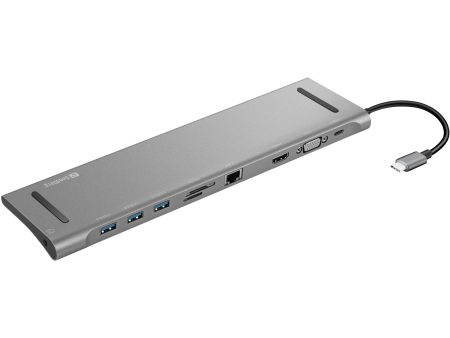 Sandberg 136-31 USB-C 10-in-1 Docking Station Online Hot Sale