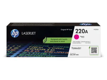 HP 220A Magenta Laser Toner Cartridge, 1800 pages, for HP LaserJet Pro 4302fdn Online