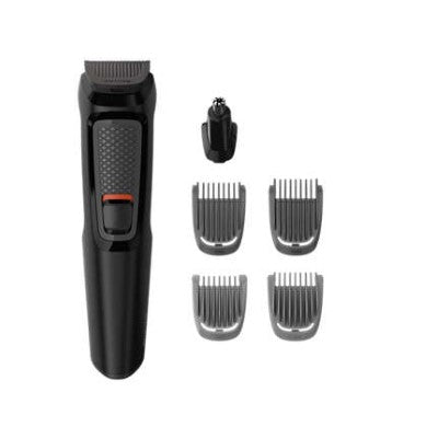 Philips Multigroom series 3000 6-in-1, Face MG3710 15 6 tools Self-sharpening steel blades Up to 60 min run time Rinseable attachments Online