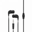 Sbox Stereo Earphones With Microphone EP-038B Black Fashion