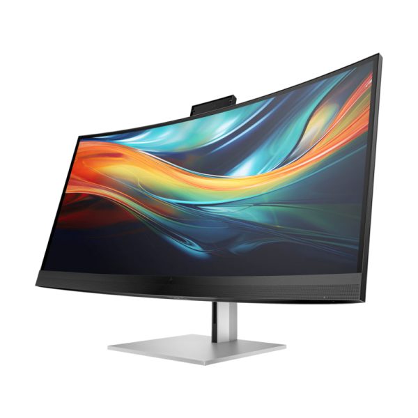 HP 740pm Series 7 Pro 5K Curved Conferencing Monitor - 39.7  5120x2160 WUHD 300-nit 60Hz AG, Curved, IPS, 2x USB-C(100W) HDMI DisplayPort, 4x USB-A, speakers, 13MP webcam, RJ-45 LAN, height adjustable tilt swivel, 3 years (replaces Z40c G3) Hot on Sale