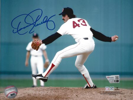 Dennis Eckersley in Action Boston Red Sox Autographed 11  x 14  Baseball Photo Hot on Sale