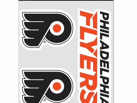 Philadelphia Flyers 3-Piece Fan Multi Use Decal Set Online Hot Sale