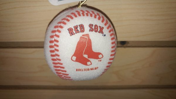 Boston Red Sox Plush Baseball Ornament Online now