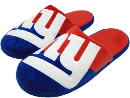 New York Giants Colorblock Big Logo Slippers Online Sale