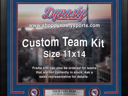 New York Rangers Custom NHL Hockey 11x14 Picture Frame Kit (Multiple Colors) Discount