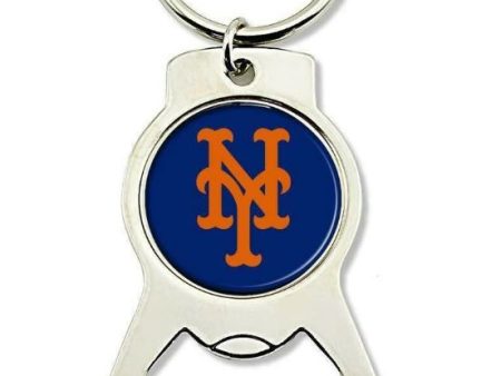 New York Mets Logo Bottle Opener Keychain Online Sale