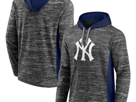 New York Yankees Heathered Instant Replay Chiller Pullover Hoodie Discount