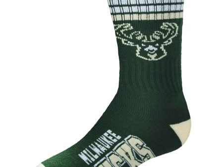 Milwaukee Bucks Men s 4 Stripe Deuce Socks For Cheap