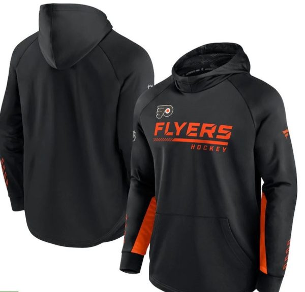 Philadelphia Flyers Authentic Pro Locker Room Raglan Hoodie Hot on Sale