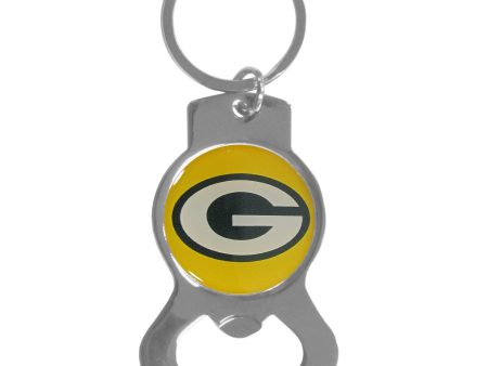 Green Bay Packers Logo Bottle Opener Keychain For Discount