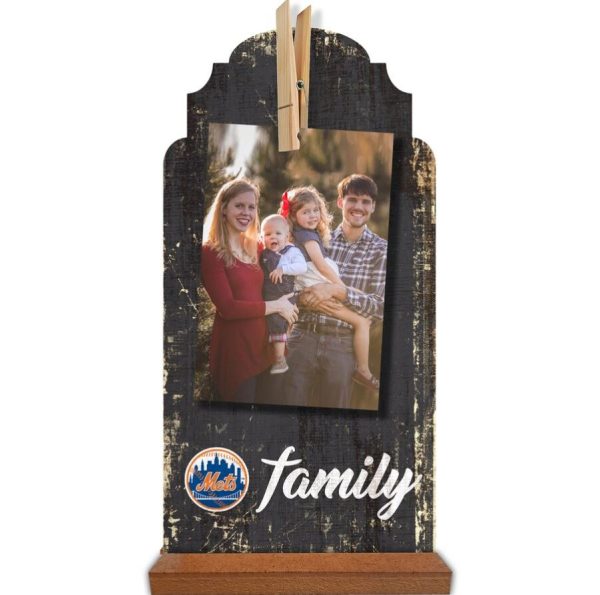 New York Mets 6   x 12   Family Clothespin Sign Cheap