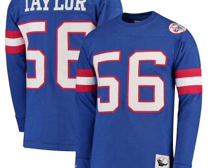 Lawrence Taylor New York Giants Mitchell & Ness Long Sleeve Jersey Shirt Sale