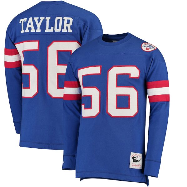 Lawrence Taylor New York Giants Mitchell & Ness Long Sleeve Jersey Shirt Sale