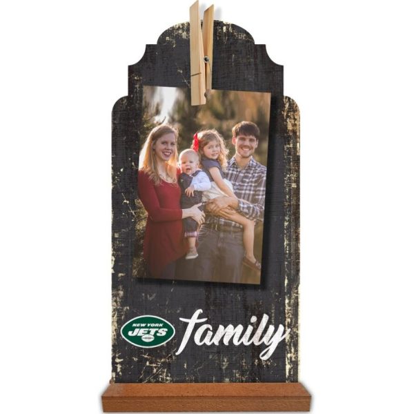 New York Jets 6   x 12   Family Clothespin Sign Discount