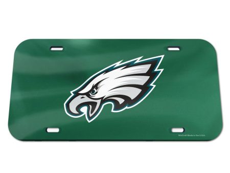 Philadelphia Eagles Laser Engraved License Plate - Mirror Team Color Sale