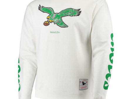 Philadelphia Eagles Mitchell & Ness Rings VIP Champions Pullover Sweatshirt Online Hot Sale