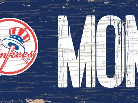 New York Yankees Mom Wood Sign on Sale