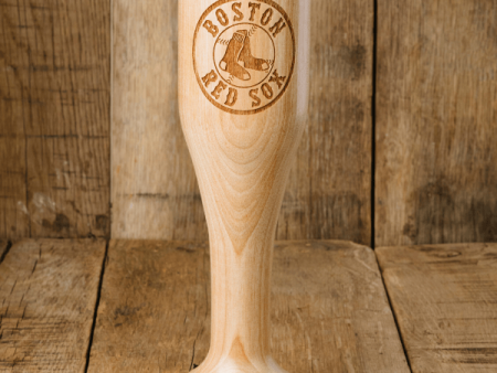 Boston Red Sox Wind Up Baseball Wood Wine Mug Sale