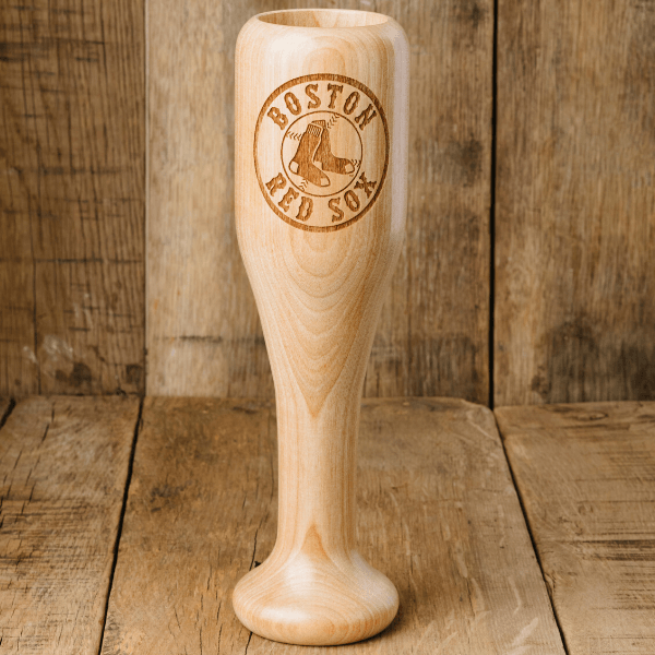 Boston Red Sox Wind Up Baseball Wood Wine Mug Sale