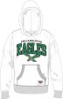 Philadelphia Eagles Mitchell & Ness White Logo Arch Hoodie Hot on Sale