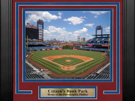 Philadelphia Phillies Citizen s Bank Park 8  x 10  Framed Baseball Stadium Photo Supply