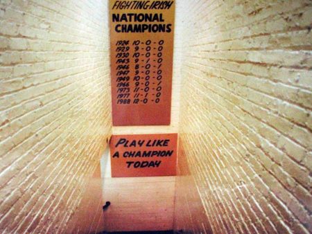 Notre Dame Fighting Irish Locker Room Photo Cheap