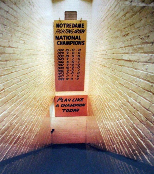 Notre Dame Fighting Irish Locker Room Photo Cheap