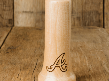 Atlanta Braves Wooden Bat Handle Knob Shot For Cheap