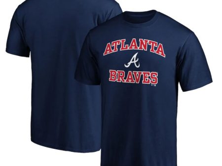 Atlanta Braves Heart & Soul T-Shirt - Navy Blue Supply