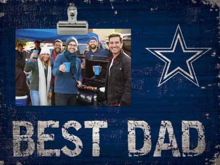 Dallas Cowboys 8   x 10.5   Best Dad Clip Frame on Sale