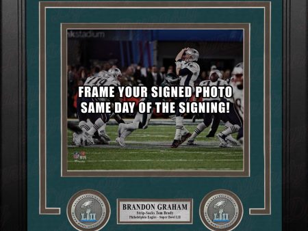 Brandon Graham Sacks Tom Brady Philadelphia Eagles Super Bowl LII Photo Frame Kit Hot on Sale