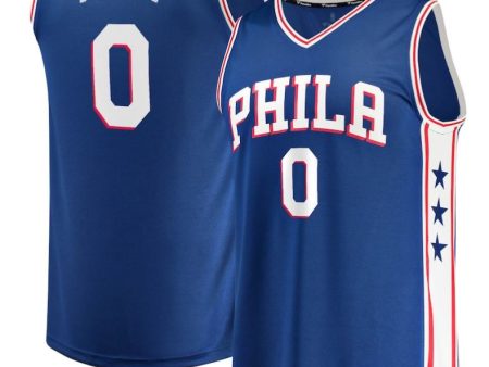 Tyrese Maxey Philadelphia 76ers 2020 21 Fast Break Replica Jersey - Icon Edition - Royal Online