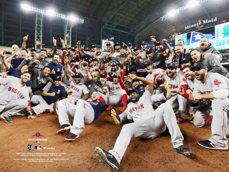 Boston Red Sox 2018 World Series Champions Team Celebration 8  x 10  Baseball Photo For Sale