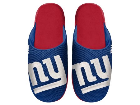 New York Giants Big Logo Mesh Slide Slippers Discount