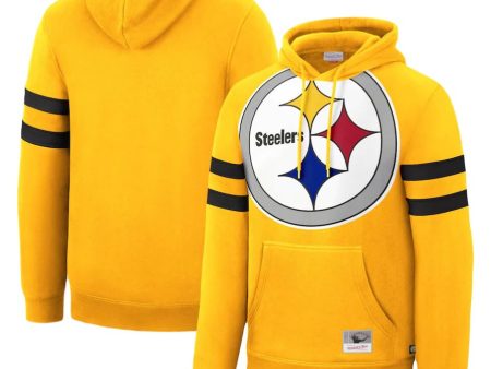 Pittsburgh Steelers Mitchell & Ness Big Face Hoodie on Sale