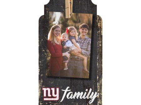 New York Giants 6   x 12   Family Clothespin Sign Online Hot Sale