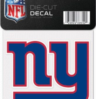 New York Giants 4  x 4  Decal For Cheap