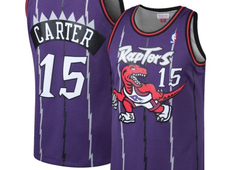 Vince Carter Toronto Raptors Mitchell & Ness Purple 1998-99 Hardwood Classics Swingman Jersey Fashion