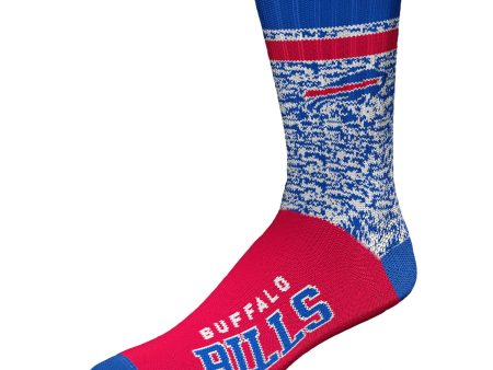 Buffalo Bills Men s 4 Stripe Retro Deuce Socks Online Sale