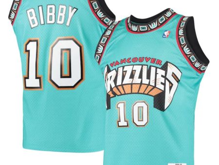 Mike Bibby Vancouver Grizzlies Mitchell & Ness Turquoise Hardwood Classics 1998-99 Swingman Jersey Discount