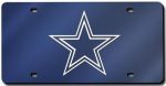 Dallas Cowboys NFL Laser Cut License Plate (Navy) Supply