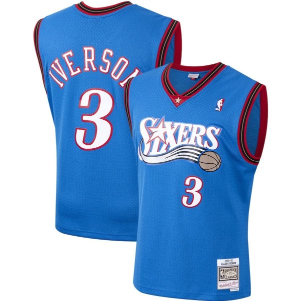 Allen Iverson Philadelphia 76ers Mitchell & Ness 2000 Hardwood Classics Swingman Player Jersey Online Hot Sale