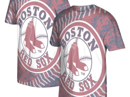 Boston Red Sox Mitchell & Ness Red Jumbotron T-Shirt Supply