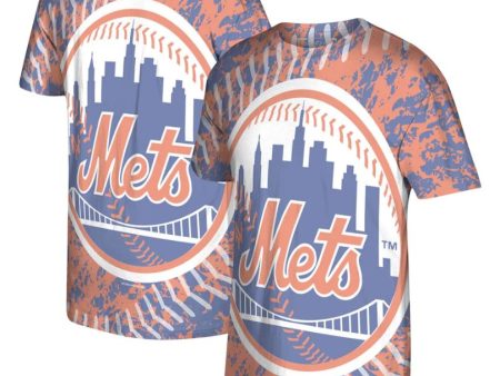 New York Mets Mitchell & Ness Orange Jumbotron T-Shirt Online now