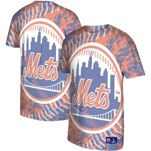 New York Mets Mitchell & Ness Orange Jumbotron T-Shirt Online now