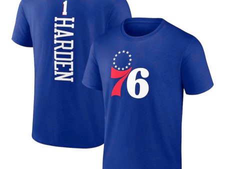 James Harden Philadelphia 76ers Playmaker T-Shirt - Royal Blue Sale