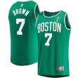 Jaylen Brown Boston Celtics 2024 NBA Finals Champions Fast Break Replica Player Jersey - Kelly Green For Discount